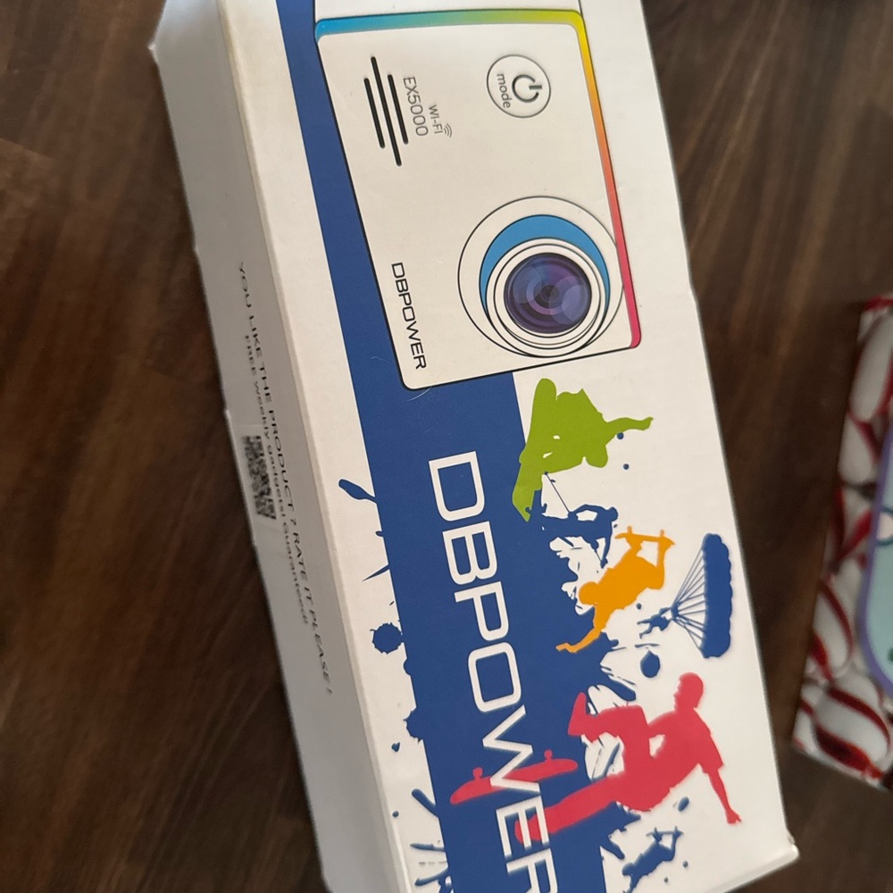 White Action Camera